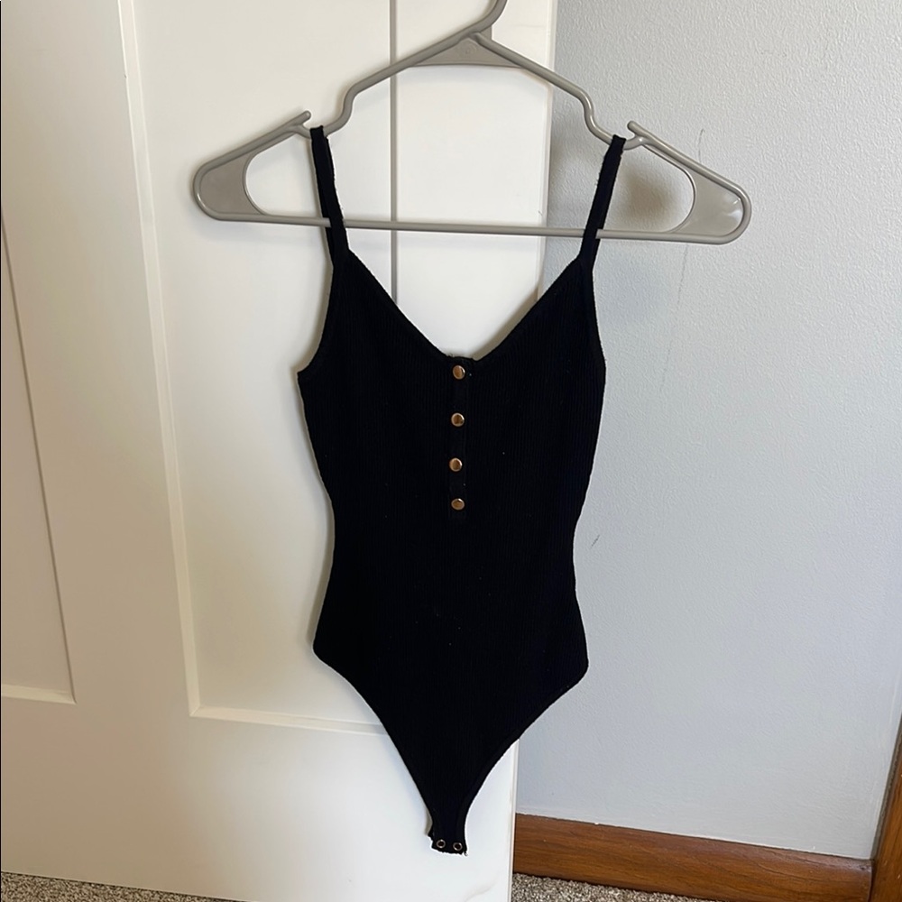 Women’s bodysuit, ribbed, size M